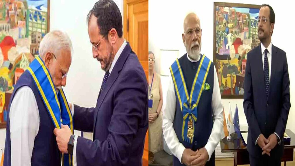 Cyprus confers highest award on PM Modi