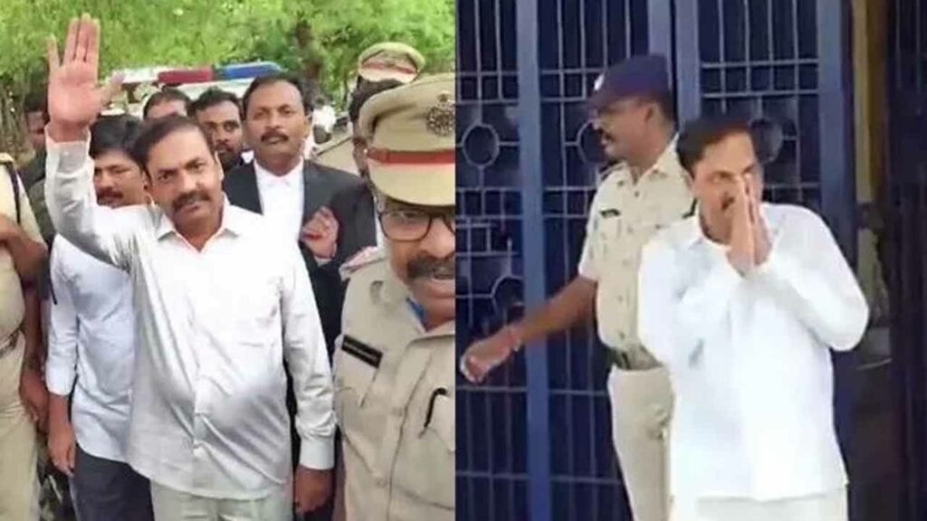 Former Minister Kakani in SIT custody for second day