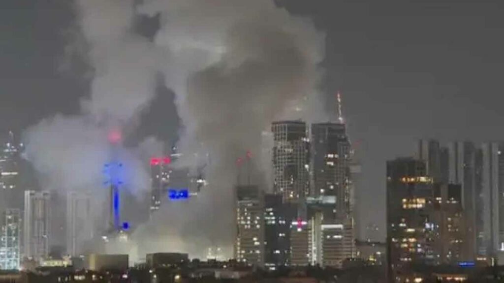 Iranian missile attack.. US embassy slightly damaged..!