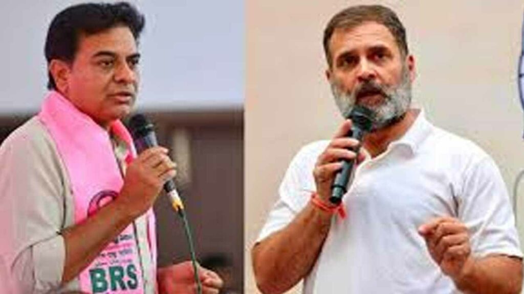 Is this the promise Rahul Gandhi is making to the country?: KTR