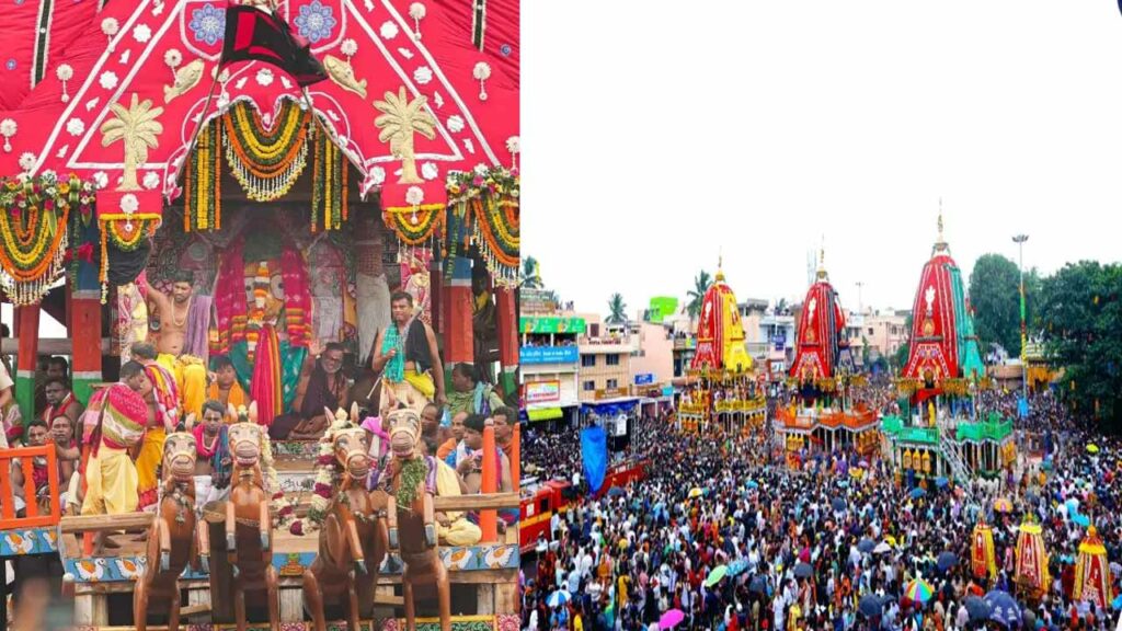 Jagannath's chariot procession in Puri