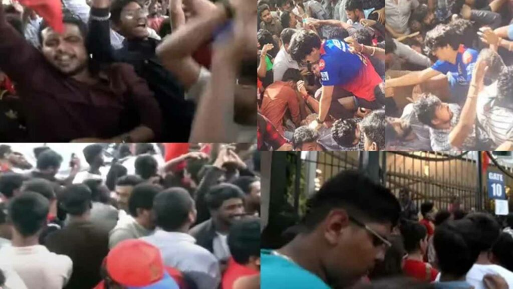Seven killed in stampede at Chinnaswamy Stadium