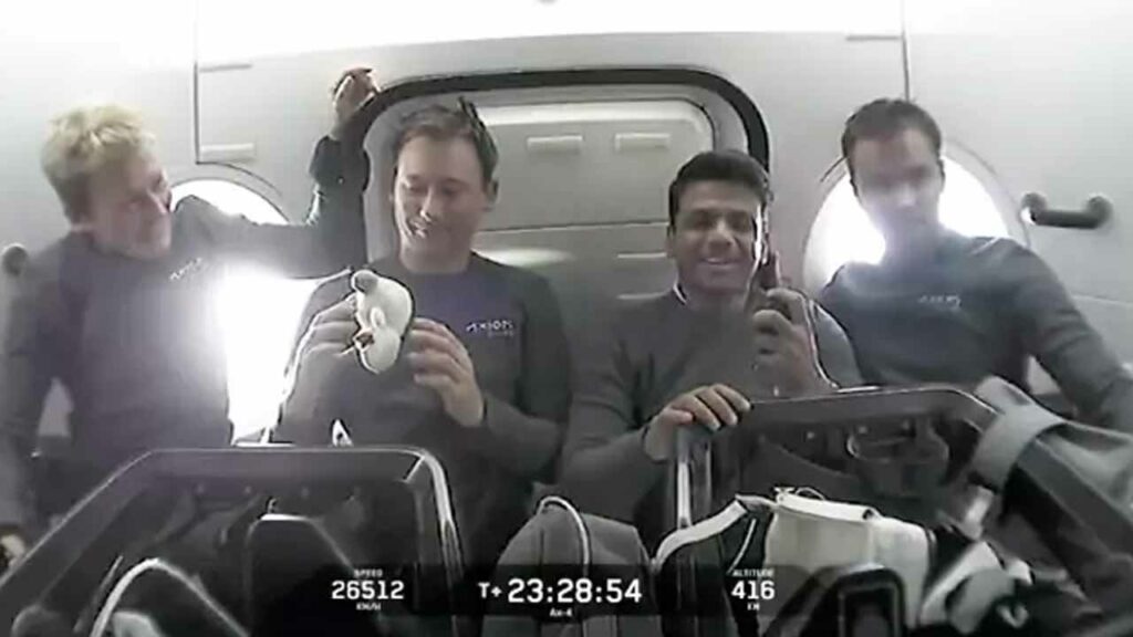 Subhanshu Shukla Live Call from Space
