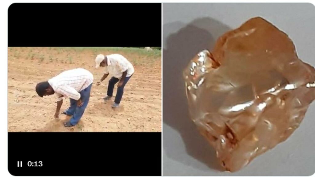 Farmer Finds Diamond