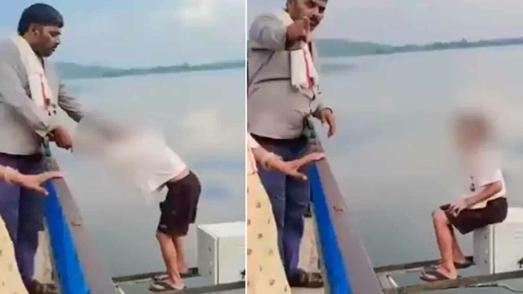 Social media craze..dangerous stunt with six-year-old daughter