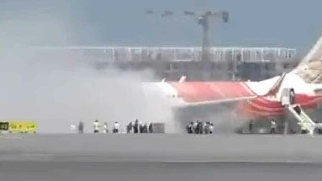 Air India Flight Fire Delhi
