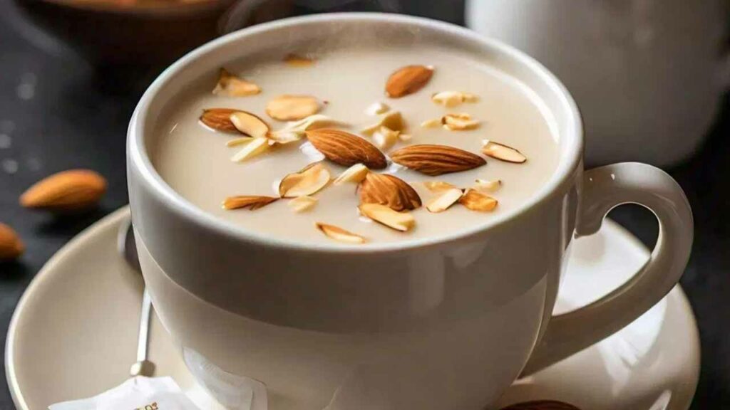 Almond tea instead of tea and coffee.. Amazing health benefits!