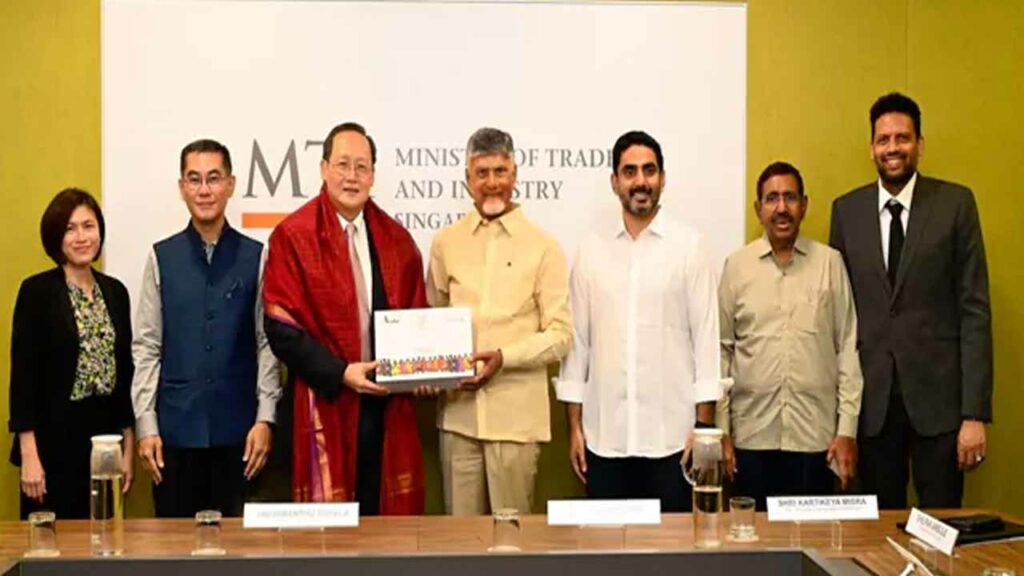 Big steps in the green energy sector.. CM Chandrababu seeks partnership with Singapore