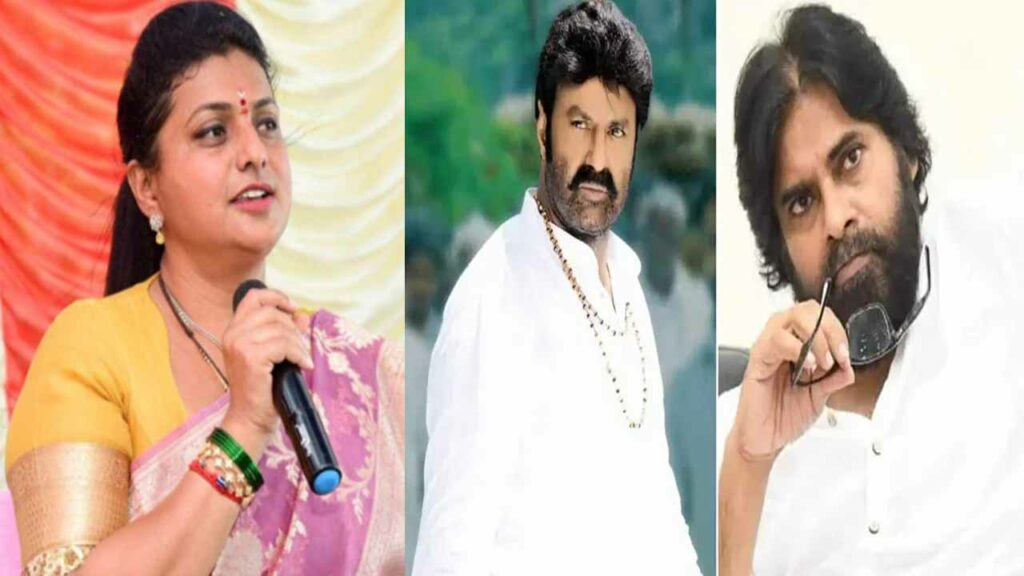 Did people vote for you to do the shootings?: Roja criticizes Pawan Kalyan
