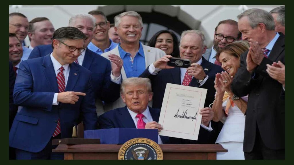 Donald Trump Signs Flagship