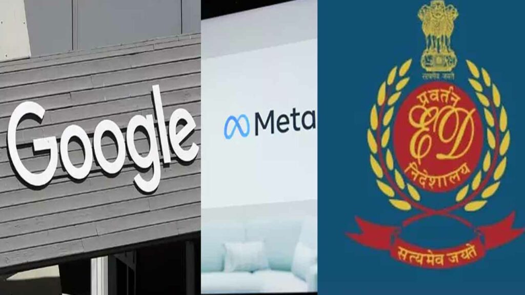 ED's investigation into betting apps intensifies.. Notices to Google, Meta