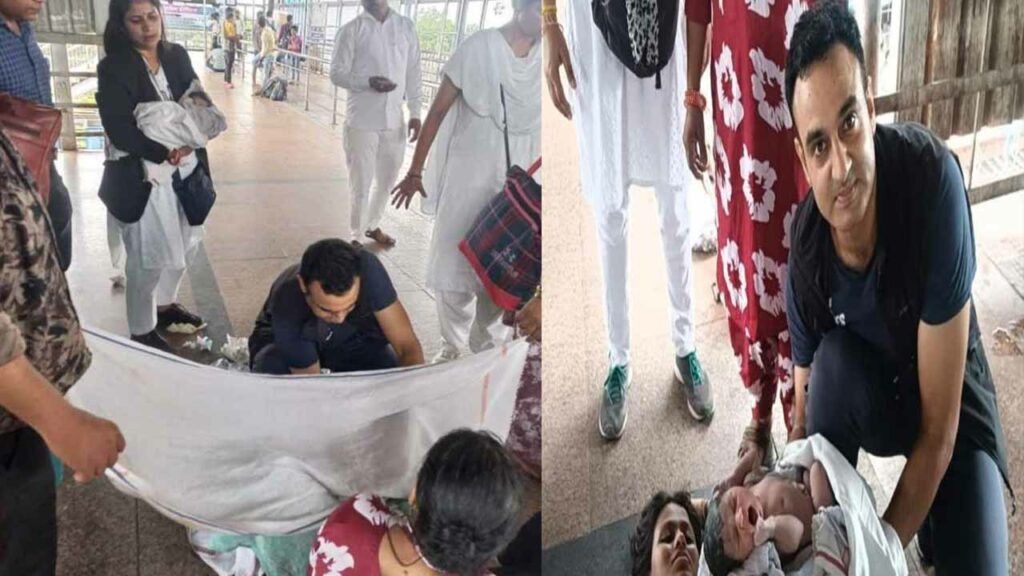 Hair clip on railway platform, delivery with a small knife... Army doctor praised