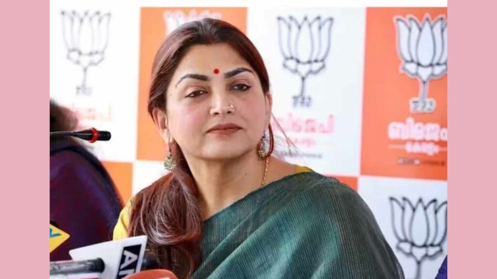 Khushbu Sundar Becomes Bjp