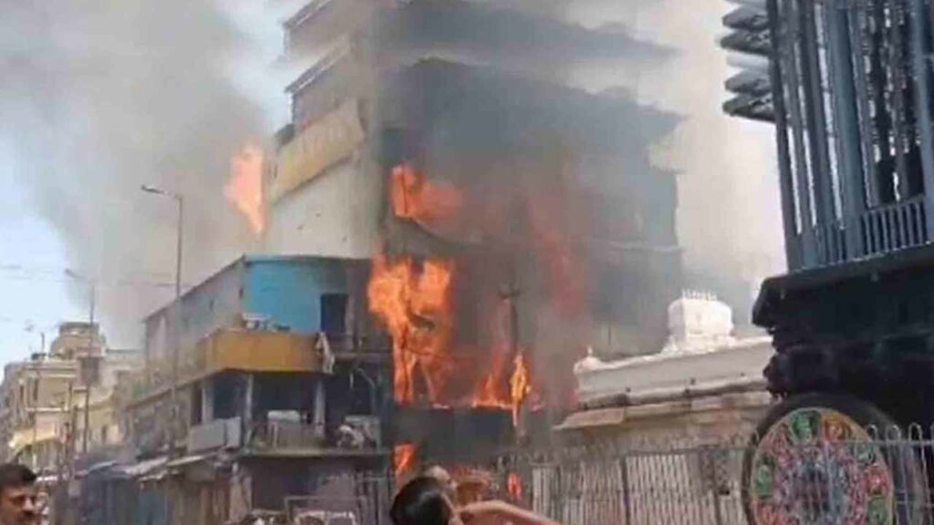Major fire breaks out at Tirupati Govindarajaswamy Temple