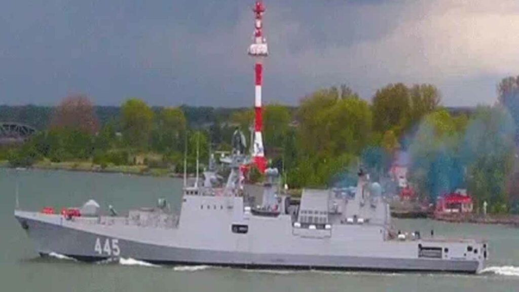 New warship inducted into Indian Navy today