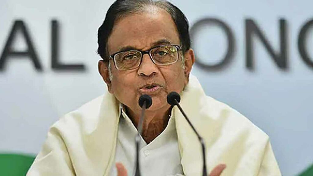 'Operation Sindoor' shaking Parliament..BJP fires on Chidambaram