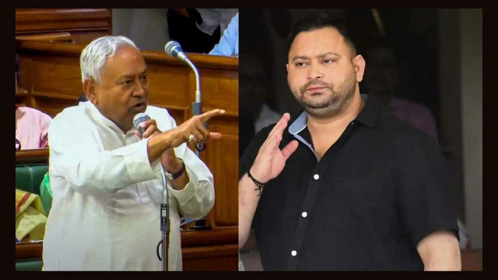 Nithish , Tejashwi Bihar As