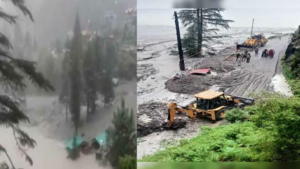 'Cloud burst' in Jammu and Kashmir.. 10 people killed