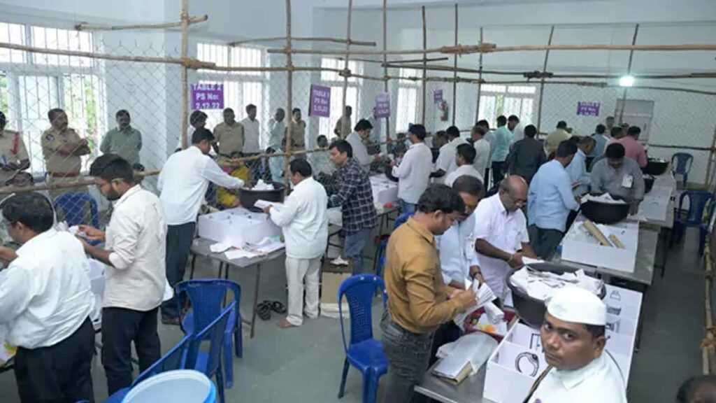 Counting begins for Pulivendula, Ontimitta by-elections.. atmosphere tense