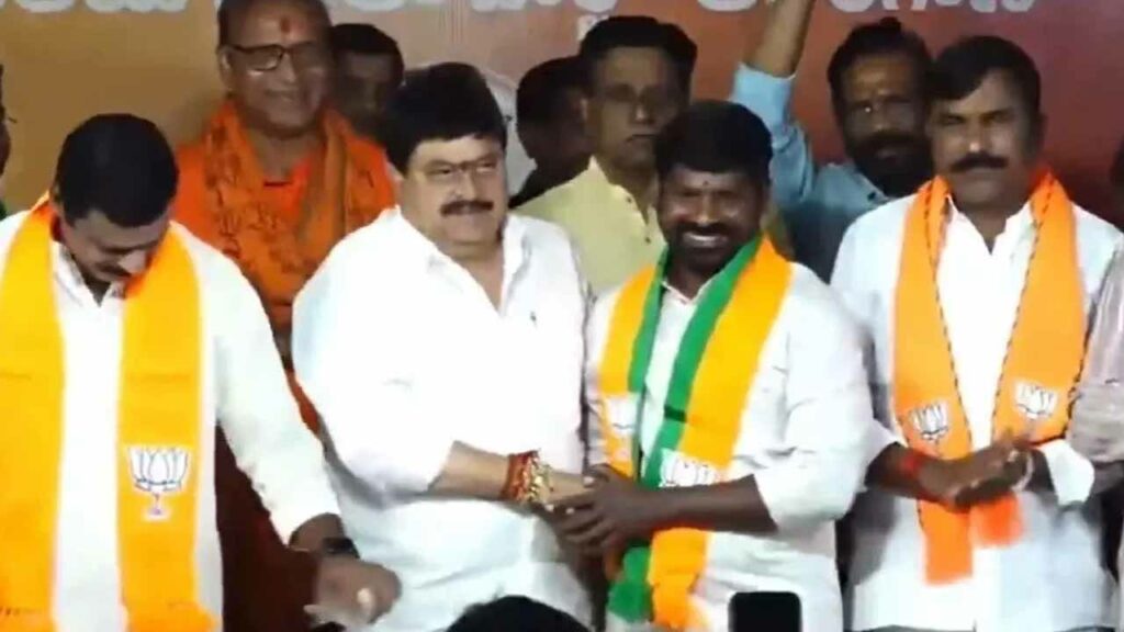 Former BRS MLA Guvvala Balaraju joins BJP