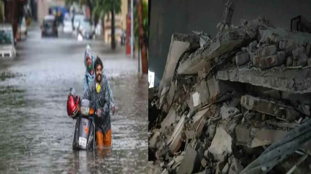 Heavy rains in Delhi, eight killed in wall collapse