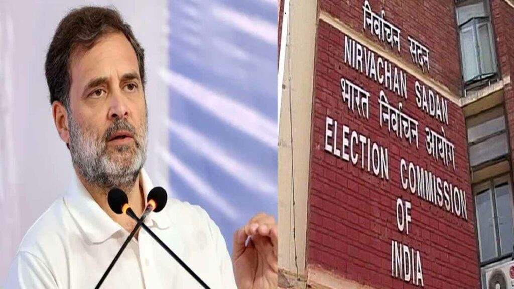 It's not about irregularities in the voter list..it should come with evidence: EC counters Rahul Gandhi