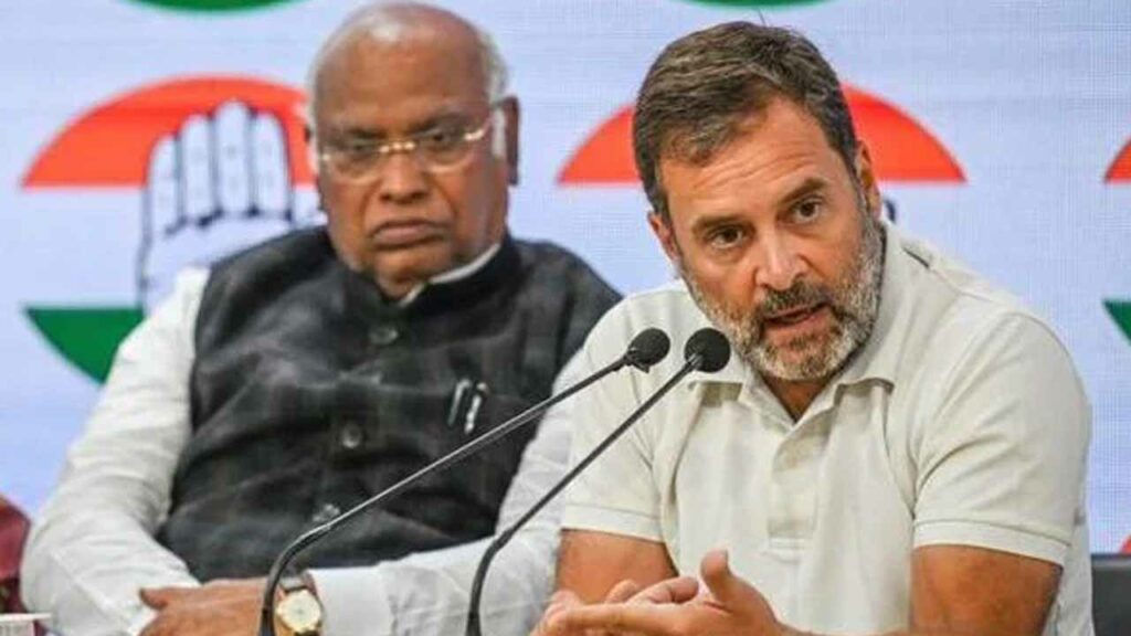 Kharge, Rahul's absence from Red Fort celebrations...is the dispute over the seat the reason?!