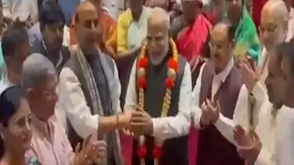 NDA Parliamentary Party meeting begins.. Instructions to MPs