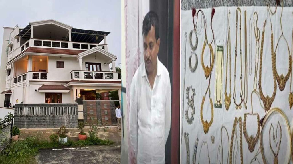The clerk has eye-popping assets..24 houses, assets worth Rs 30 crore..the officials were shocked