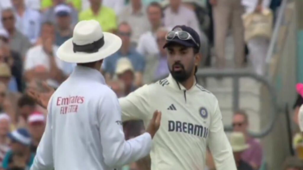 KL Rahul- Umpire Clash