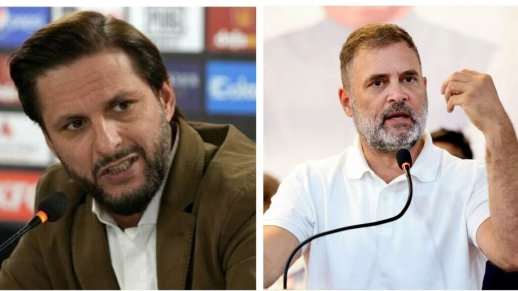 Afridi Praises Rahul Gandhi